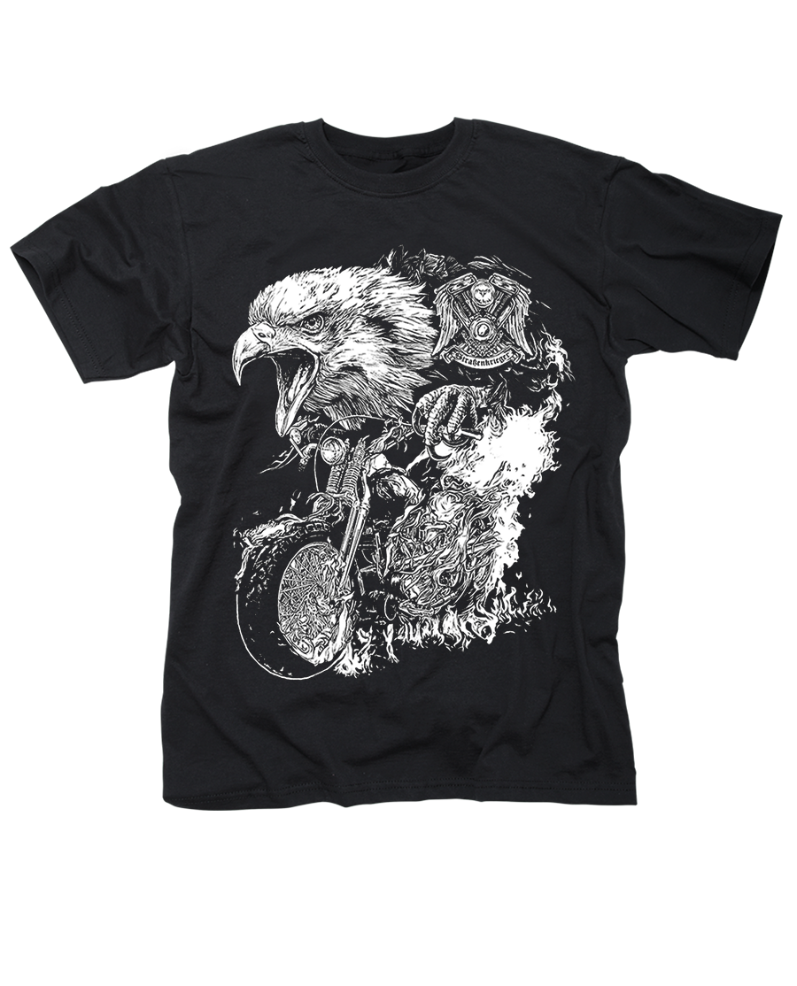 T-Shirt - Straßenkrieger burning Eagle