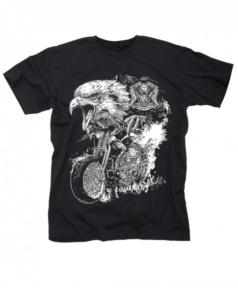 T-Shirt - Straßenkrieger burning Eagle